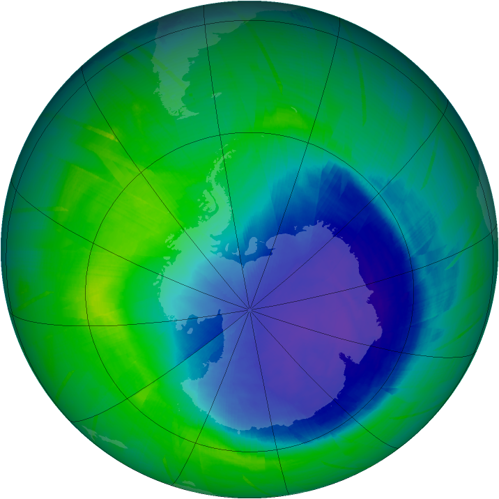 Ozone Map 2010-10-26